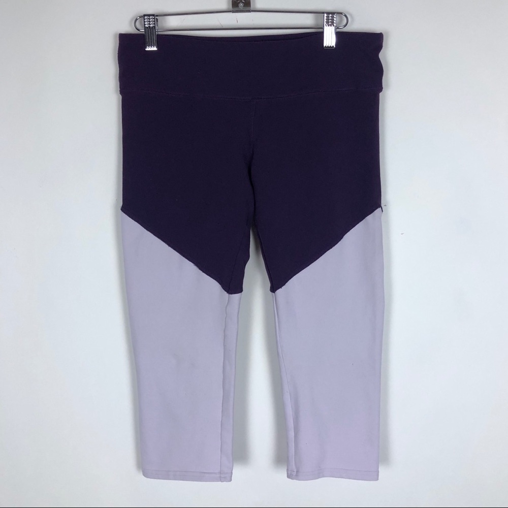 Alo Yoga Leggings Colorblock Crop Athletic Pants
